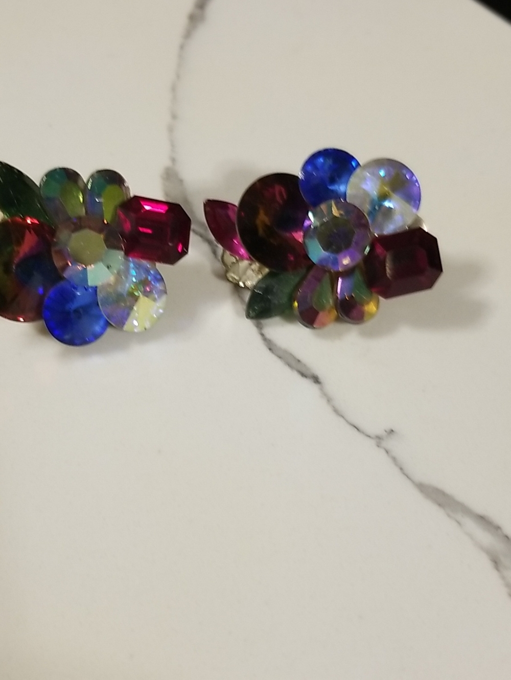 Multicolor Clip-On Earrings Costume jewelry
